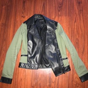 Canvas and Leather Jacket